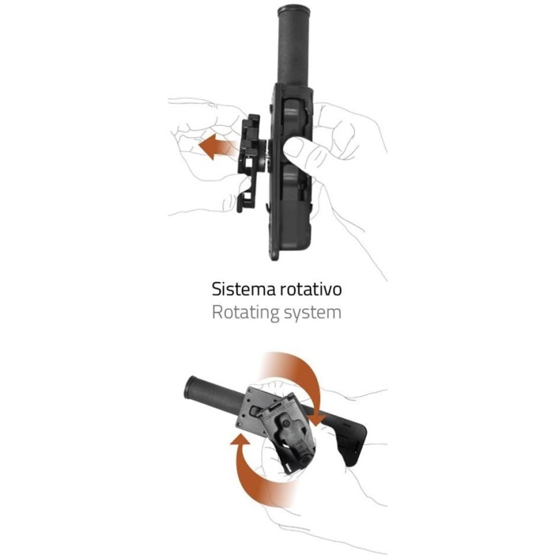 Bastone telescopico estensibile rigido ExB-21N - Armeria Pesaro